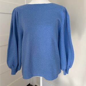 LOFT Blue Crew Neck Sweater